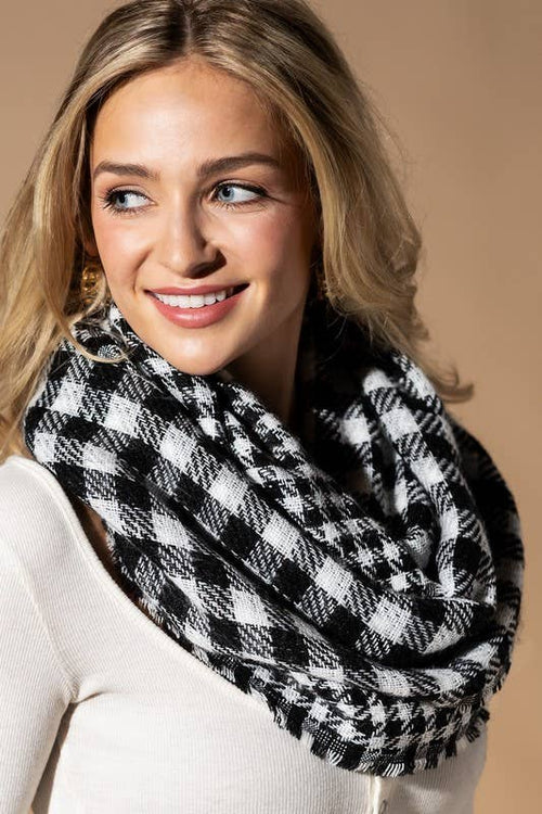 Buffalo Plaid Infinity Scarf