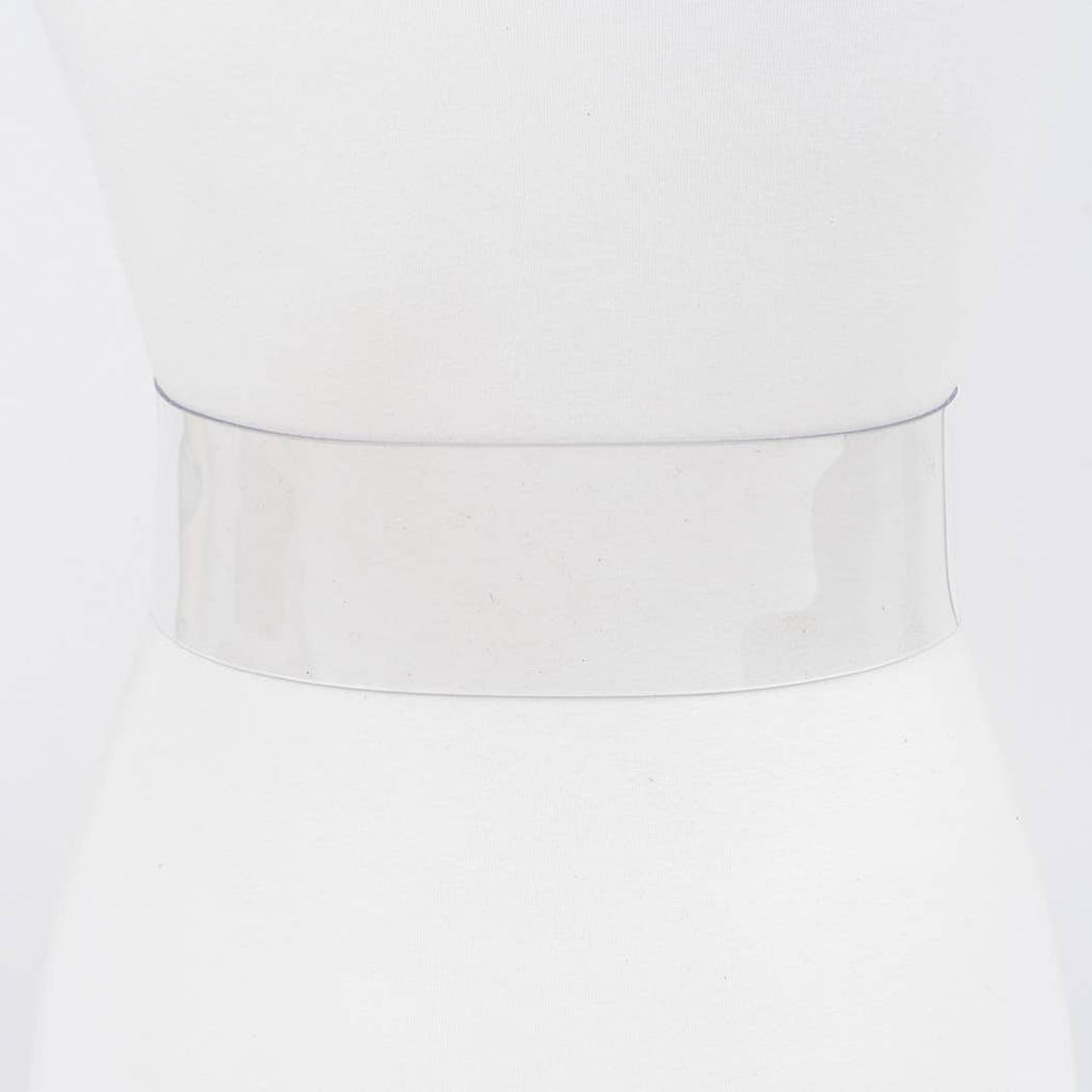 Multi Rhinestone Buckle Clear Plus Size Belt