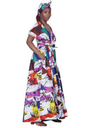 16118-286 Wax African Print Infinite Palazzo Pants