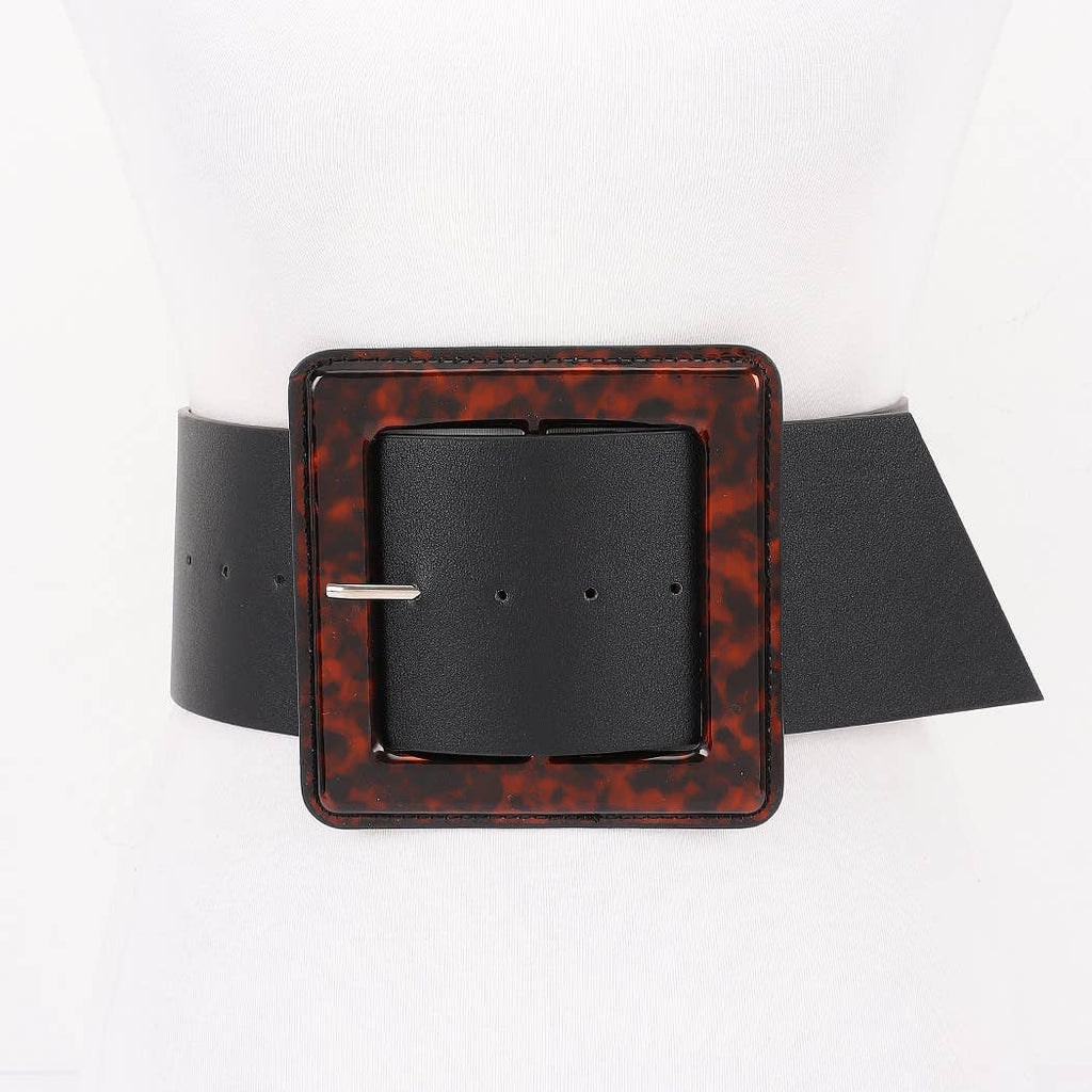 Iconic Square Plus Size Buckle Belt HB7684