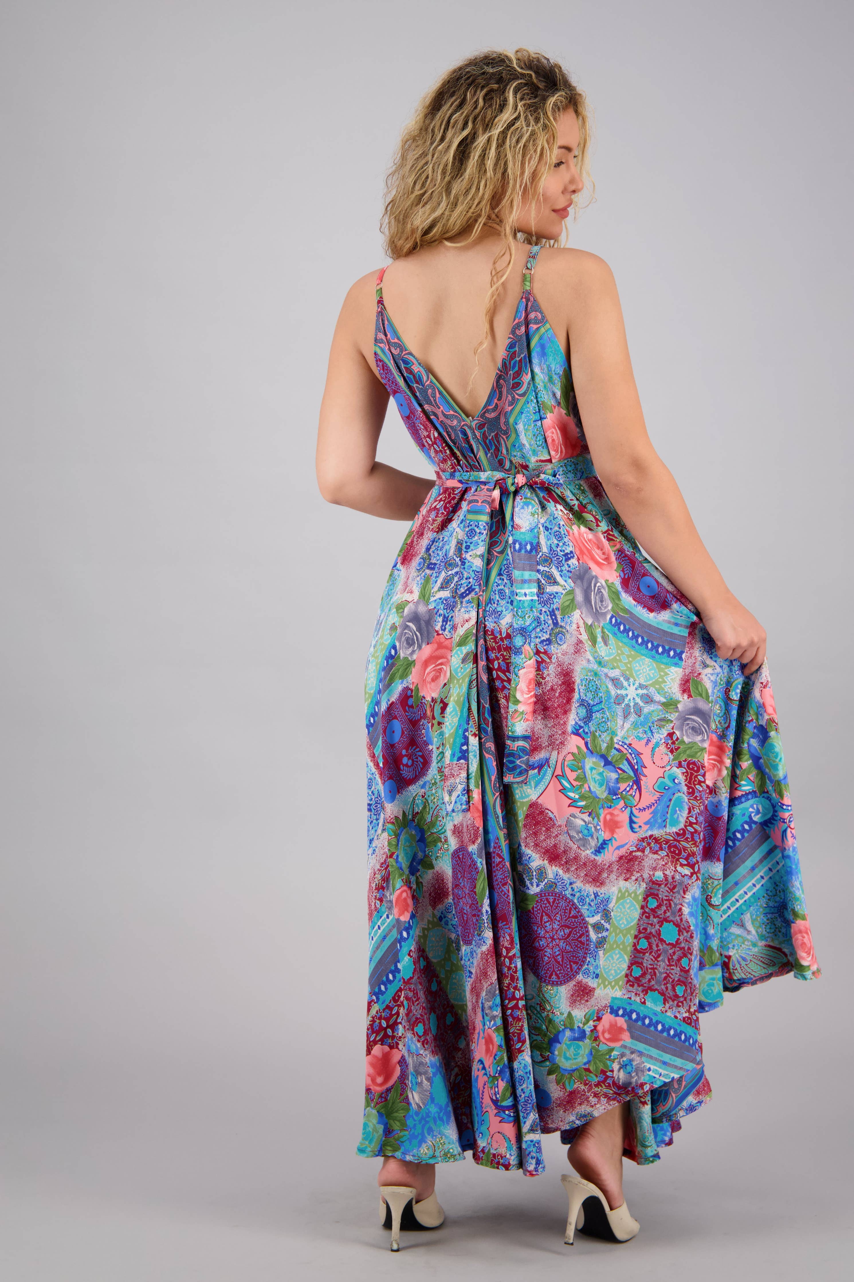 Beautiful vibrant floral dress