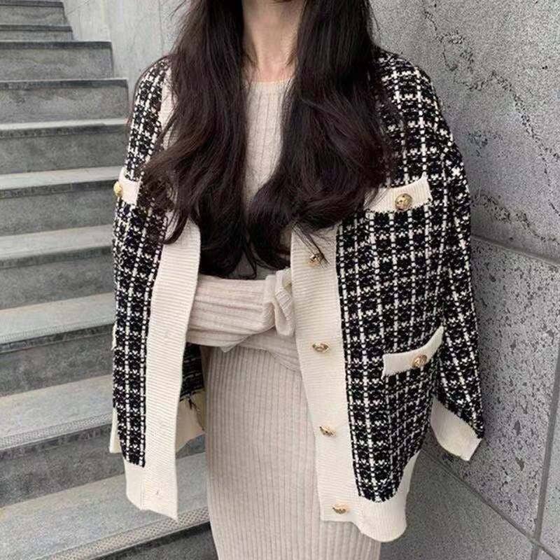 Versatile Loose Knit Cardigan Sweater Coat