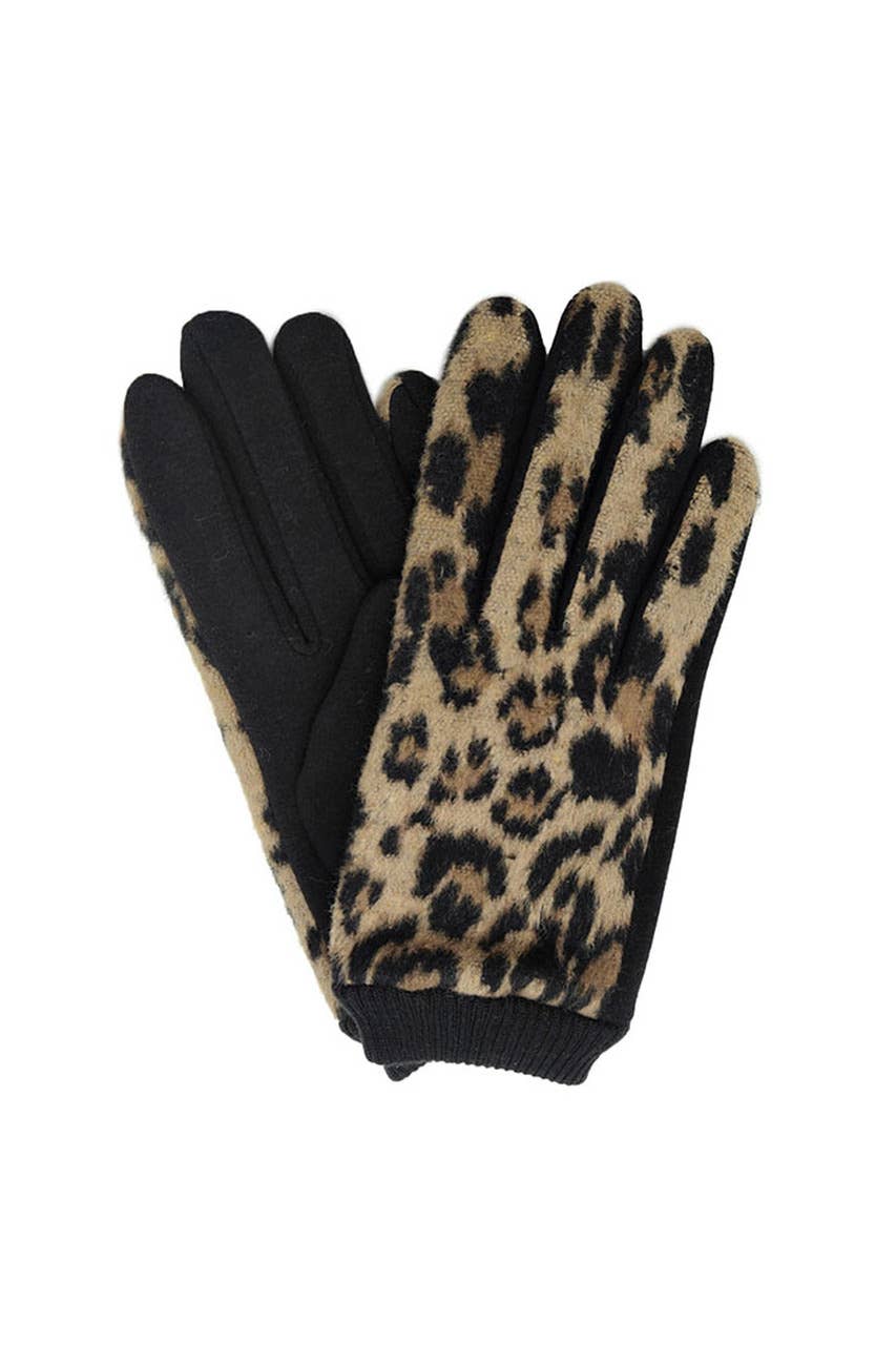 Leopard Soft Touch Gloves