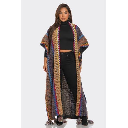 CARDIGAN KIMONO TASSEL