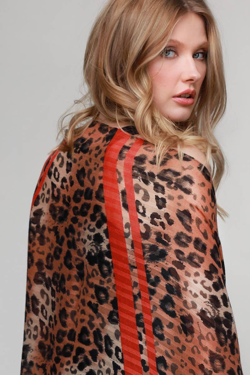 Douby Leopard Scarf