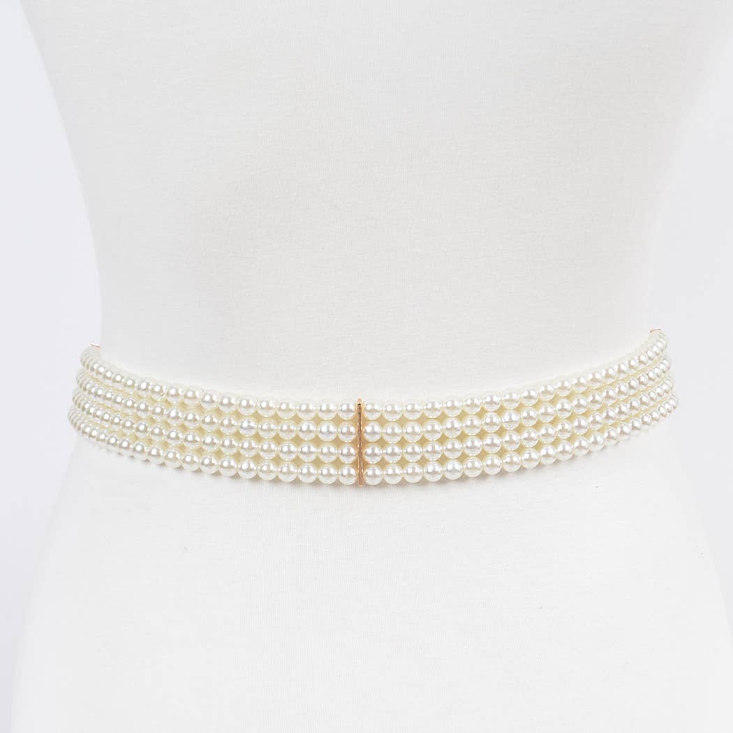 Elastic Pearl Belt