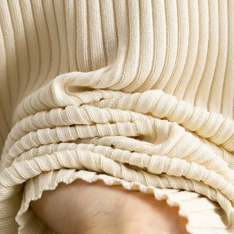 Colorblock Polo Knit Dress