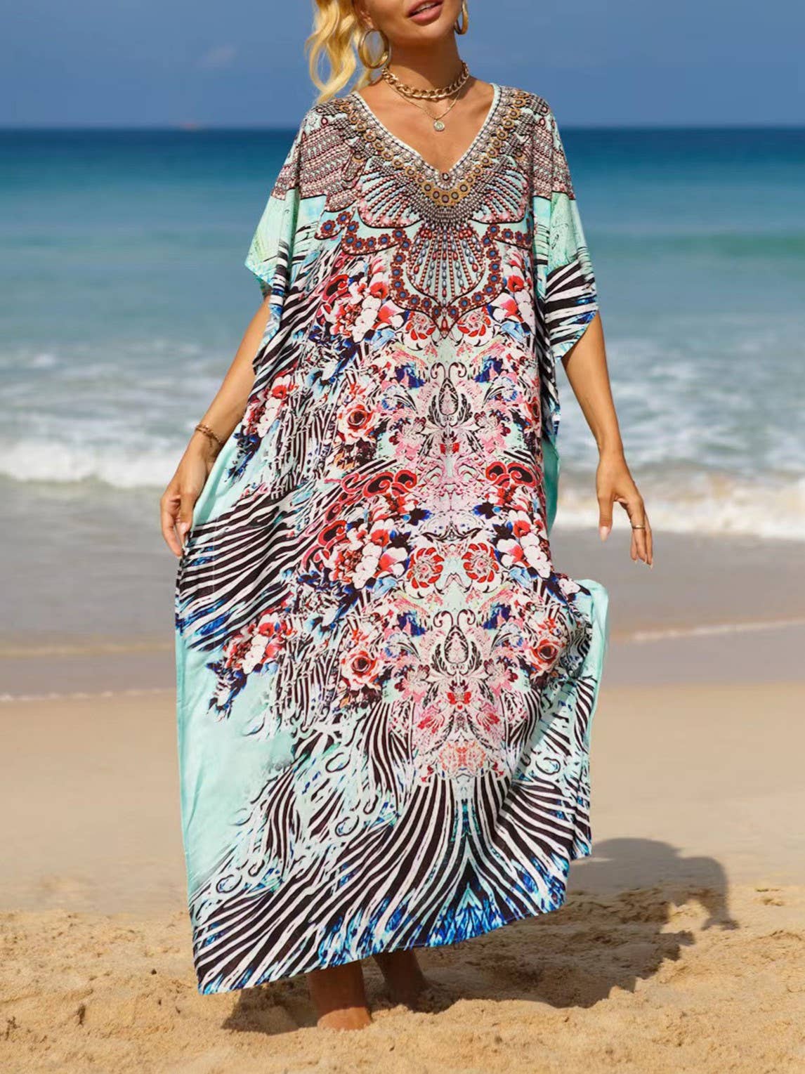 Bohemian Printed Kimono 19 Colors