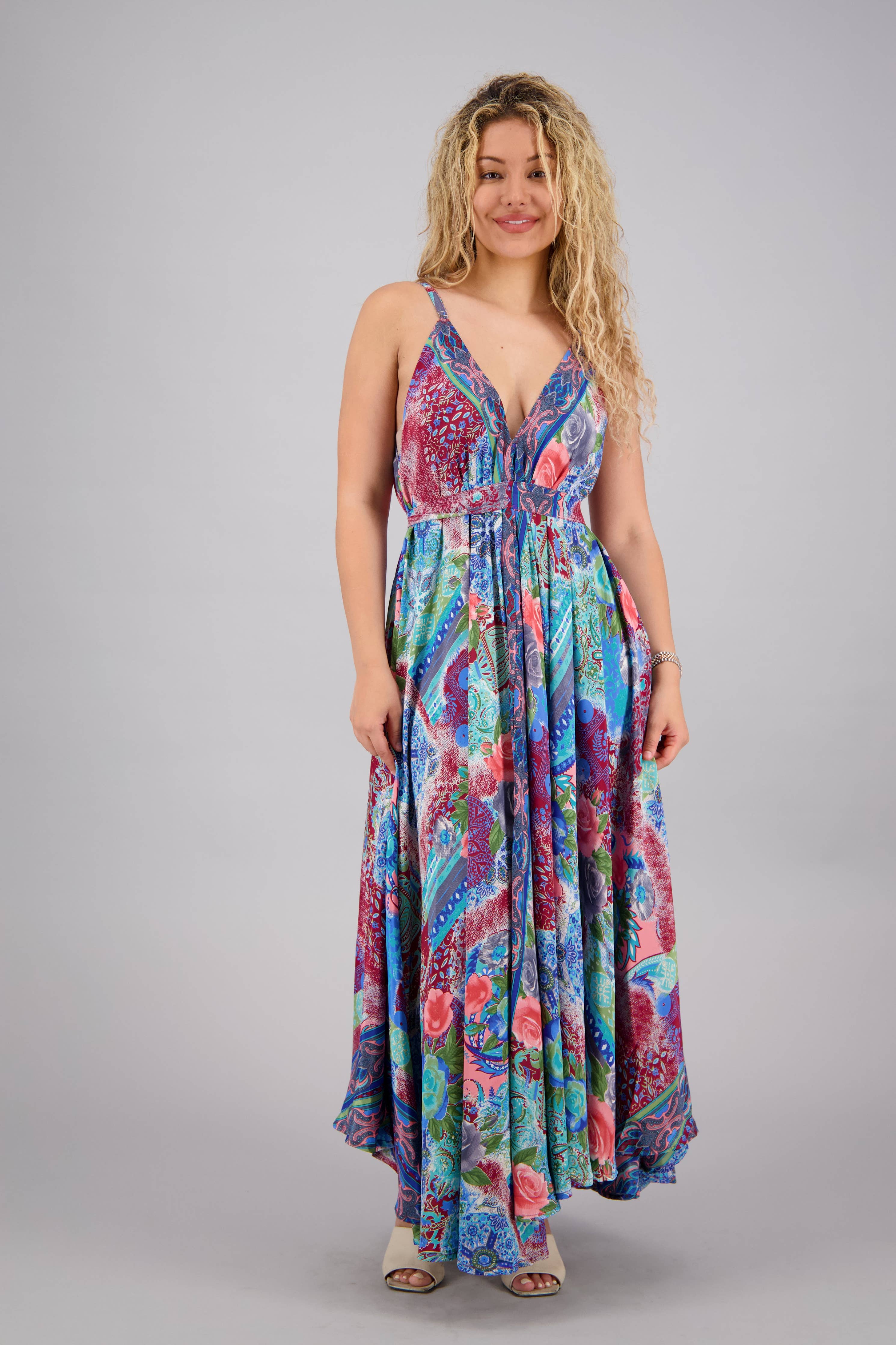 Beautiful vibrant floral dress