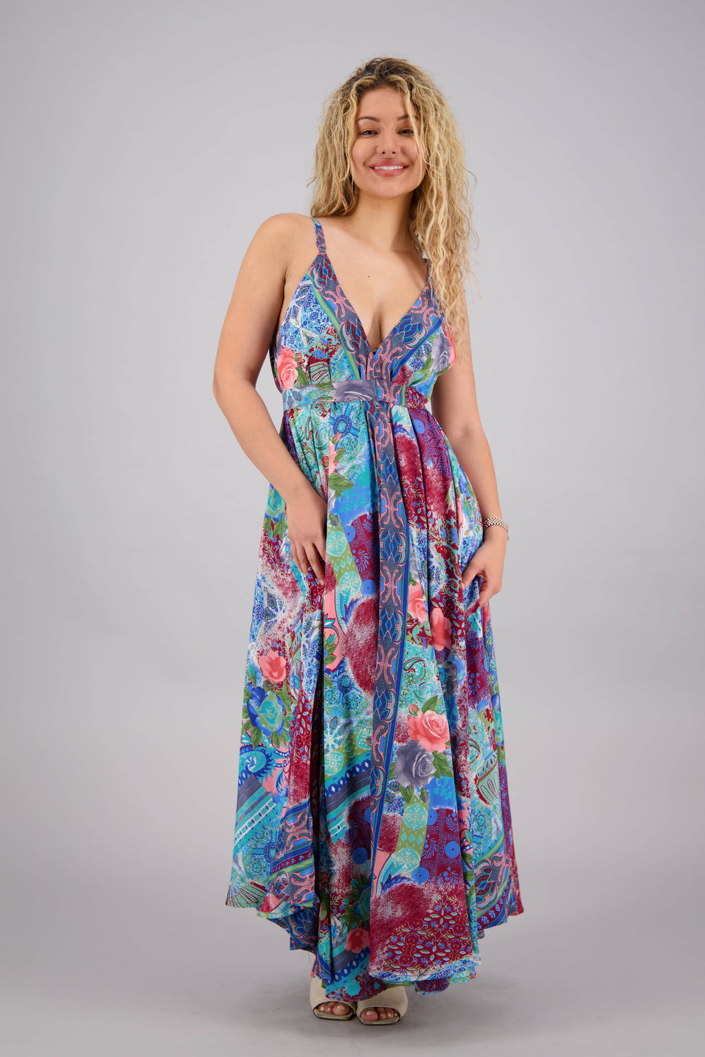 Beautiful vibrant floral dress