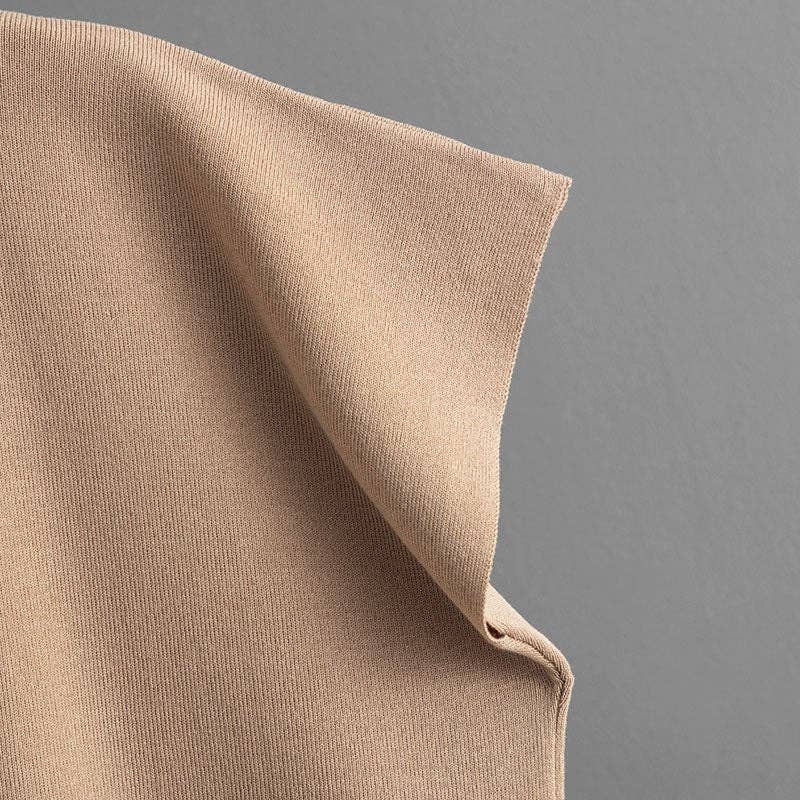 Knitted Colorblock Top Highwaist Wideleg Pants Set