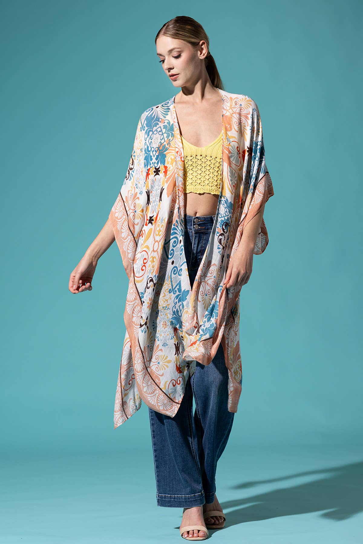 Cona Moroccan Tile Kimono