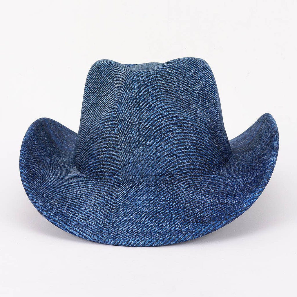 Cotton Denim PrintCowboy Hat