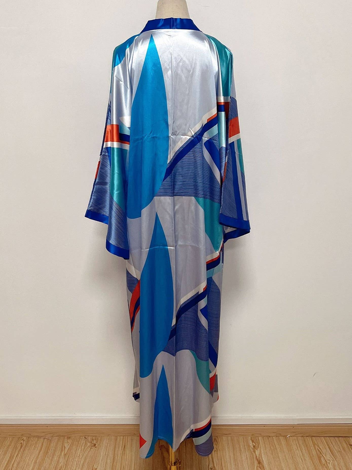 Satin Boho Floral Printed Kimono Cardigan 14 Colors