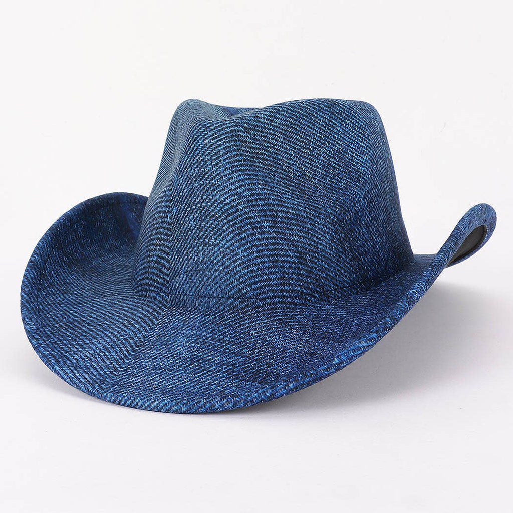 Cotton Denim PrintCowboy Hat