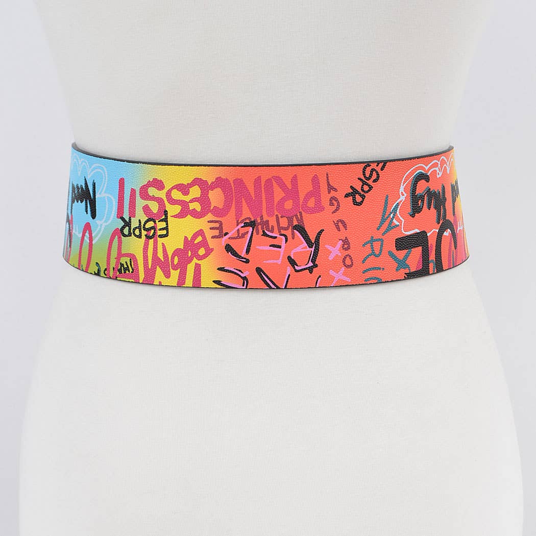Graffiti Waist Belt