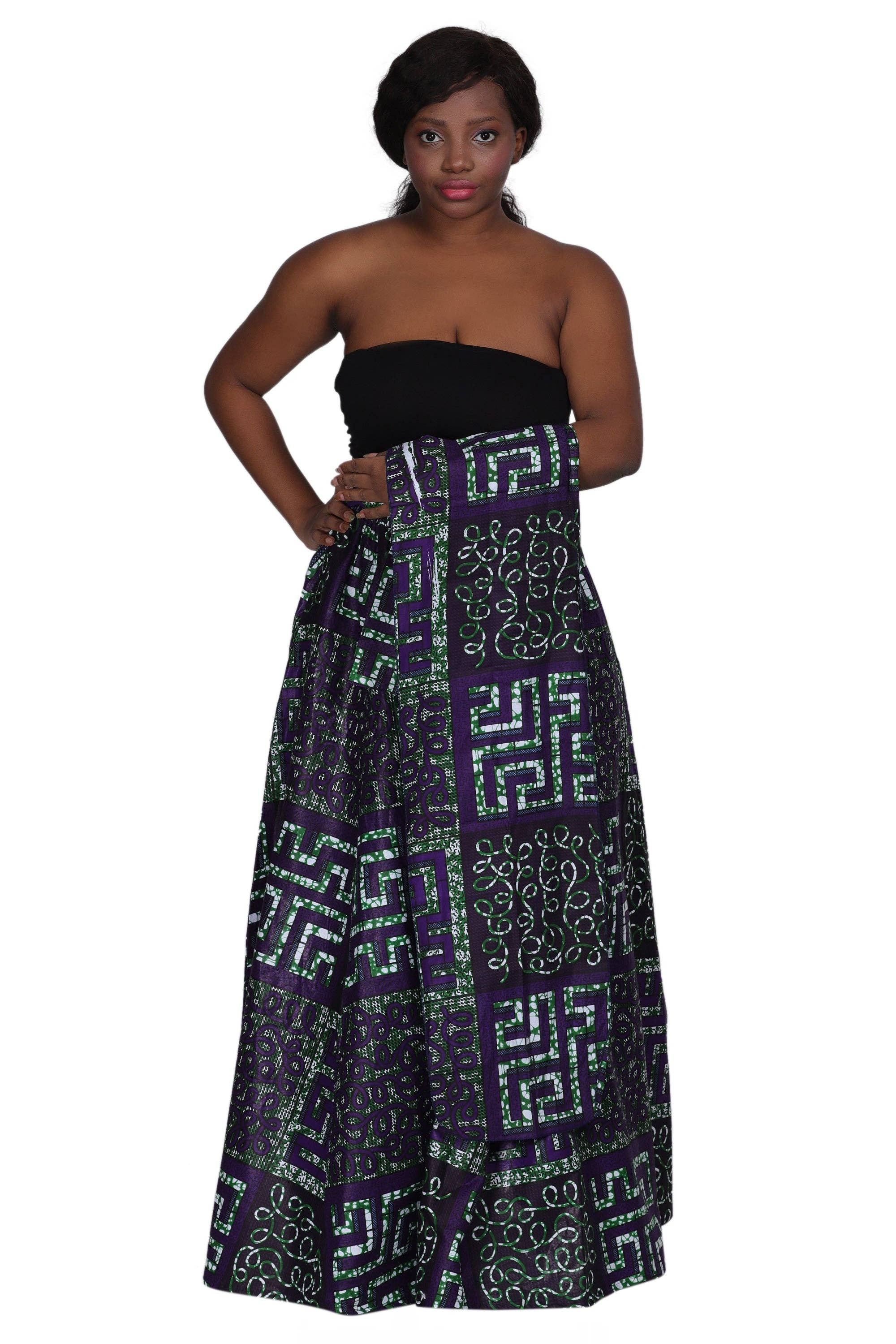 African Print Palazzo Pants 61-234