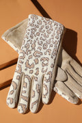 Smart Touch Leopard Print Gloves