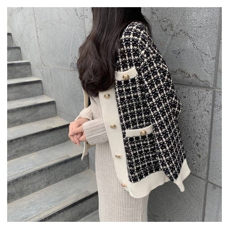 Versatile Loose Knit Cardigan Sweater Coat