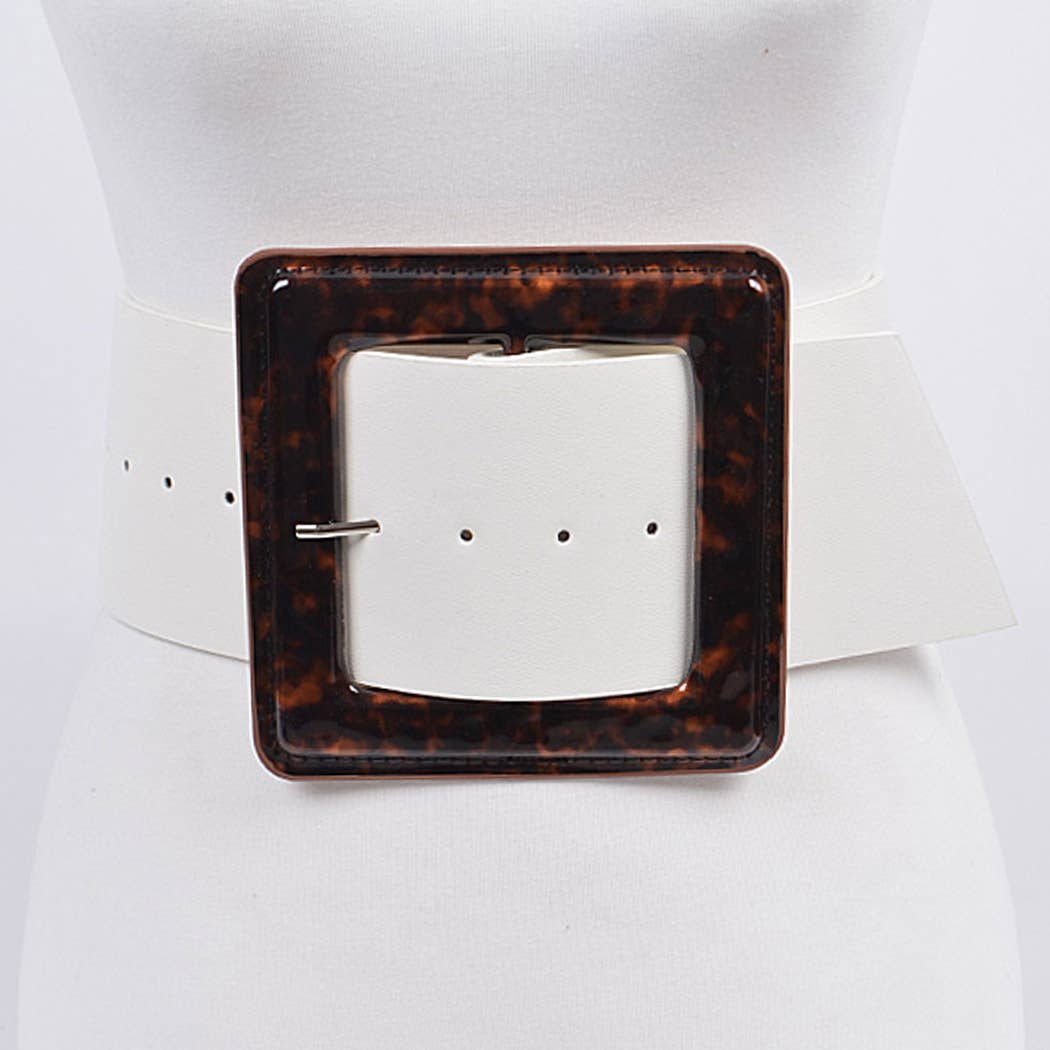 Iconic Square Buckle Belt