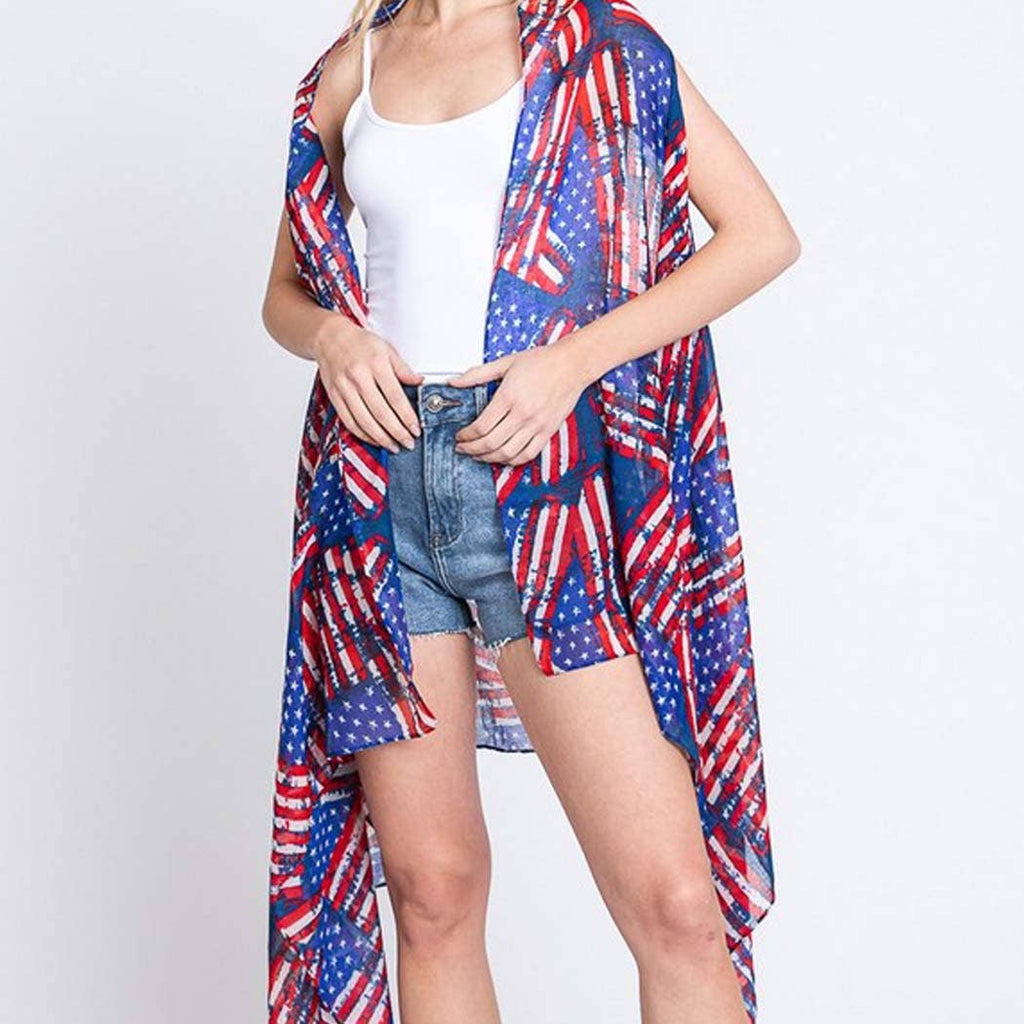 AMERICAN FLAG VEST