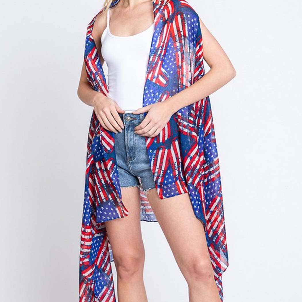 AMERICAN FLAG VEST