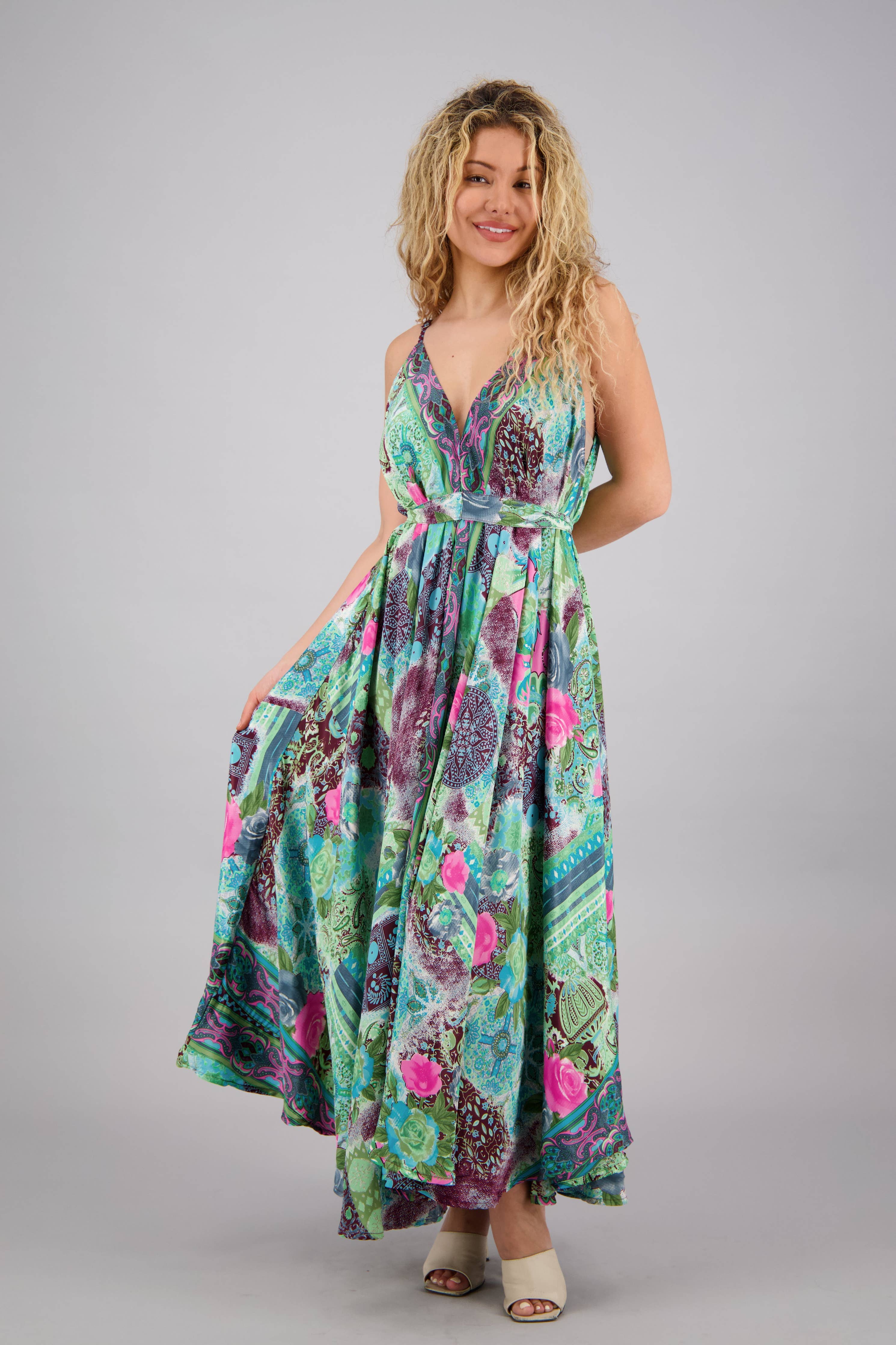 Beautiful vibrant floral dress
