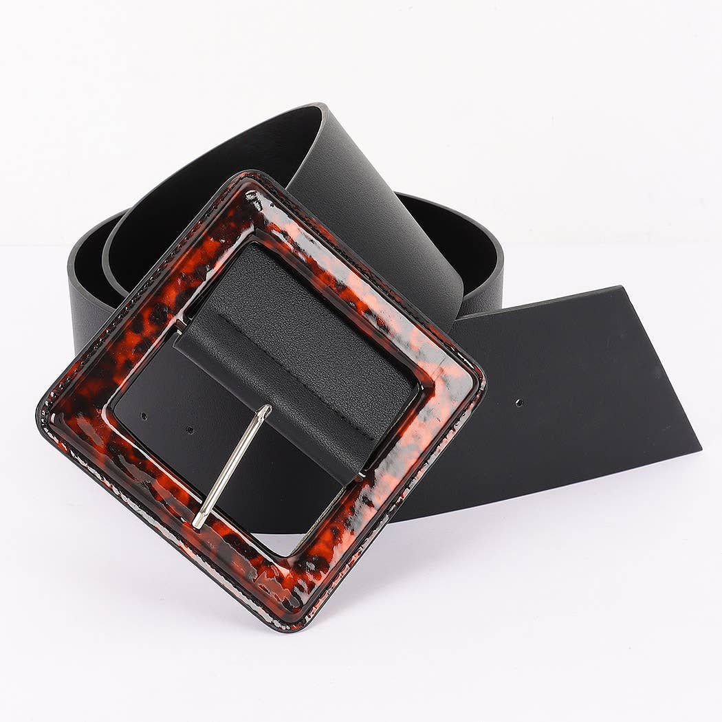 Iconic Square Plus Size Buckle Belt HB7684