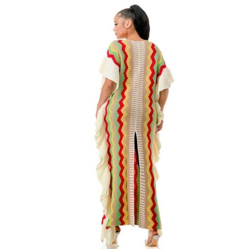 THICK KNIT TRIBAL DRESS