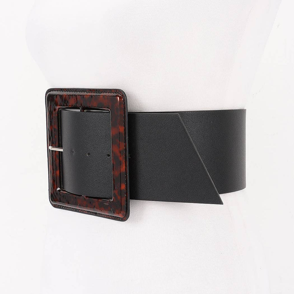 Iconic Square Plus Size Buckle Belt HB7684