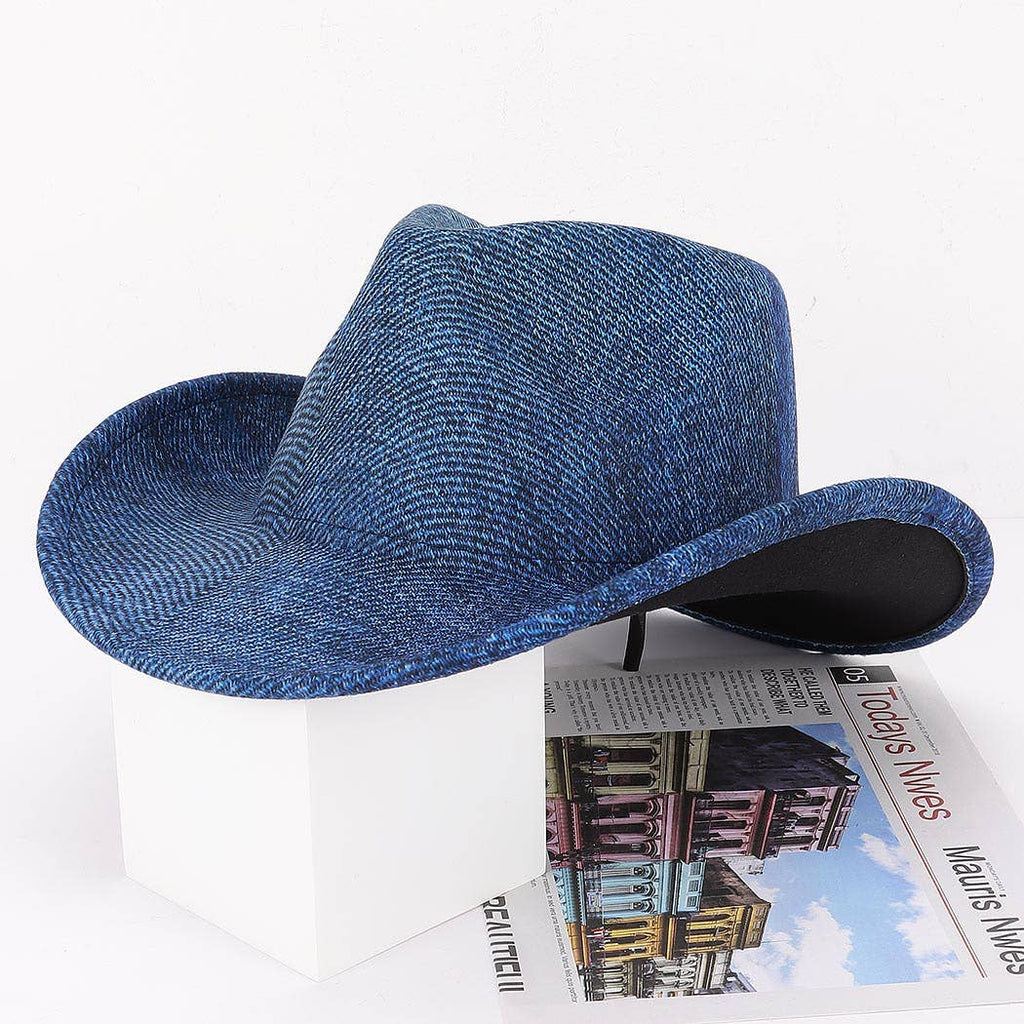 Cotton Denim PrintCowboy Hat
