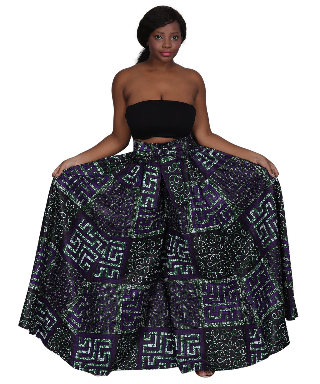 African Print Palazzo Pants 61-234