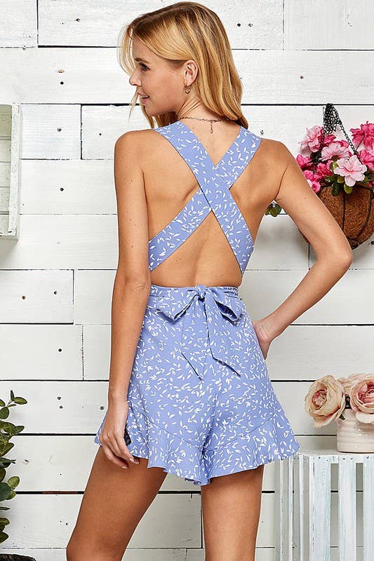 Outdoor Chic Self-Tie Women's Romper 5044IMR
