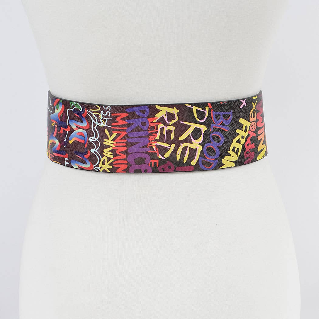 Graffiti Waist Belt