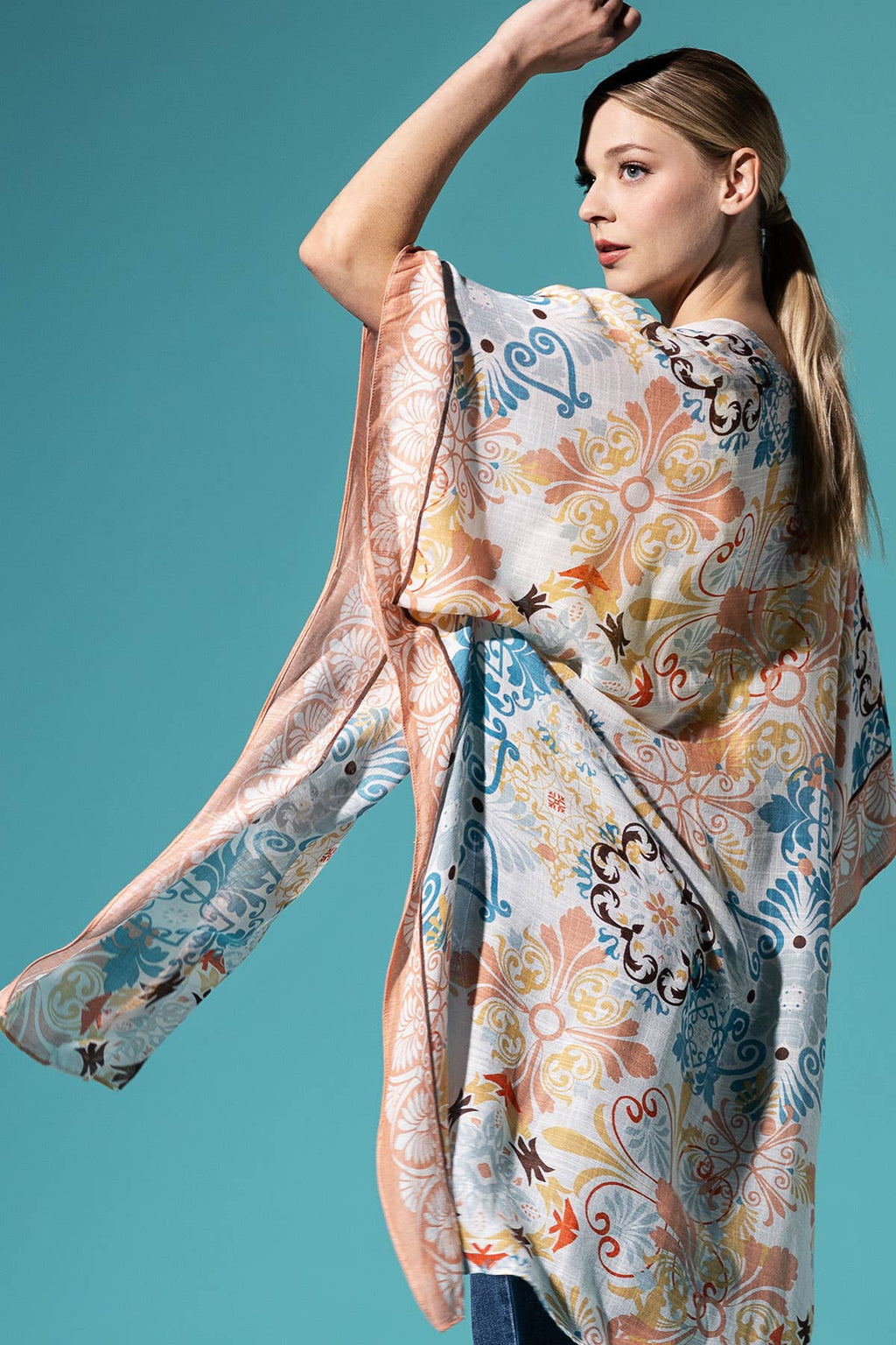 Cona Moroccan Tile Kimono