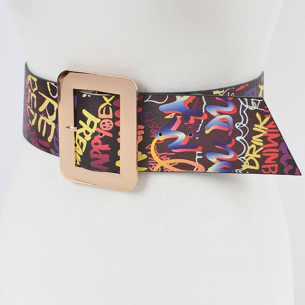 Graffiti Waist Belt