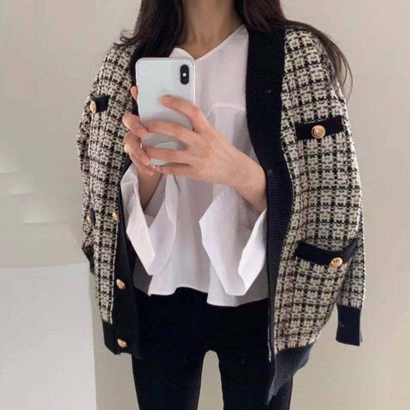 Versatile Loose Knit Cardigan Sweater Coat