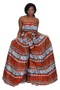 African Multi Animal Print Palazzo/Wide Leg Infinity Pants