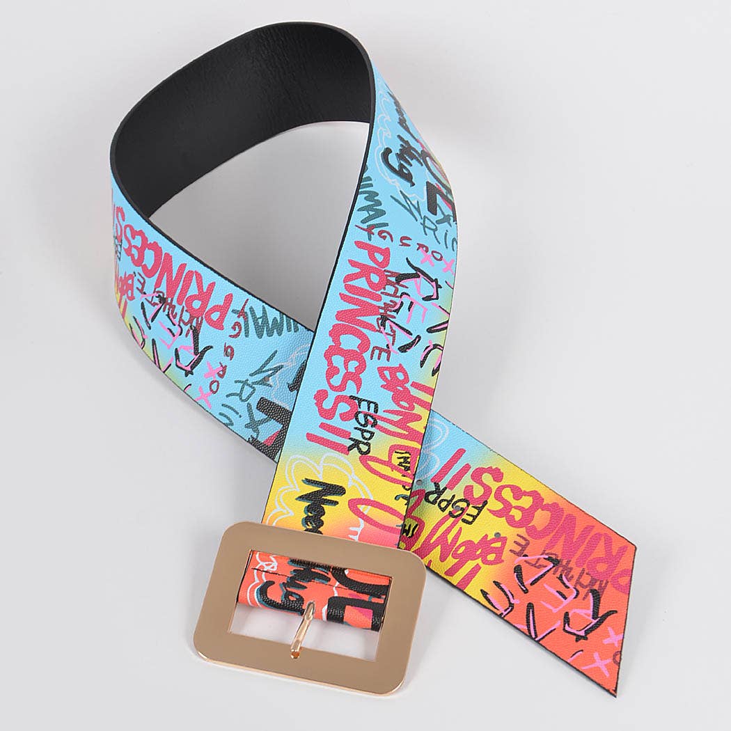 Graffiti Waist Belt
