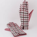 Striped Plaid Winter Gloves