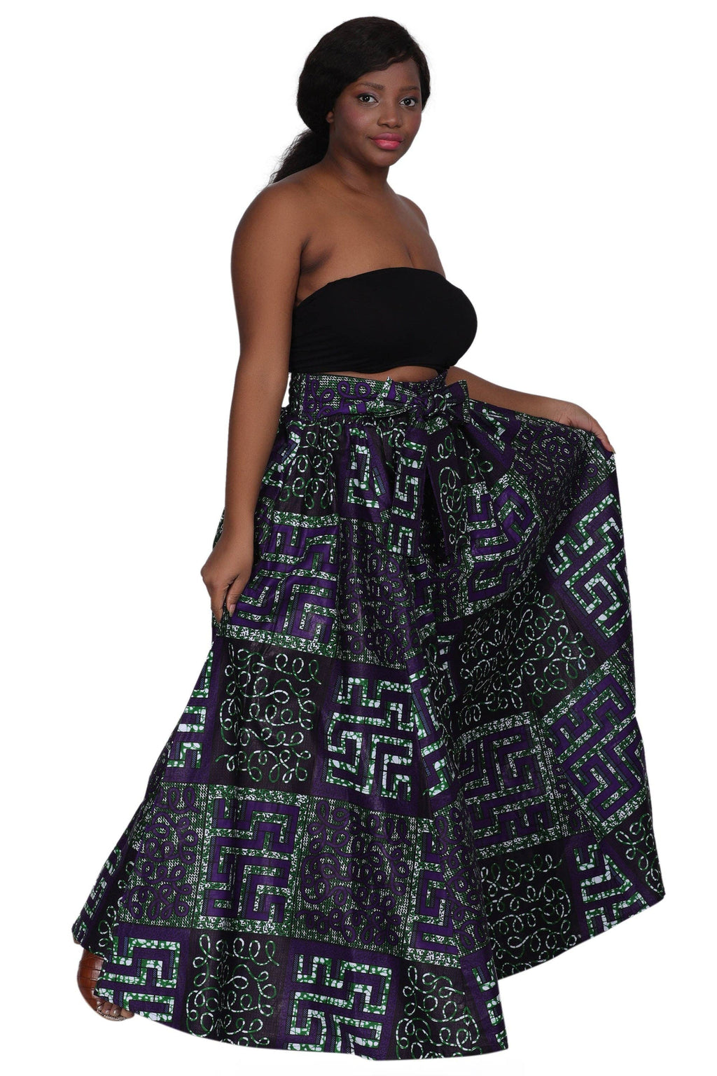 African Print Palazzo Pants 61-234