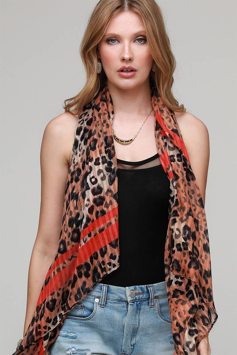 Douby Leopard Scarf