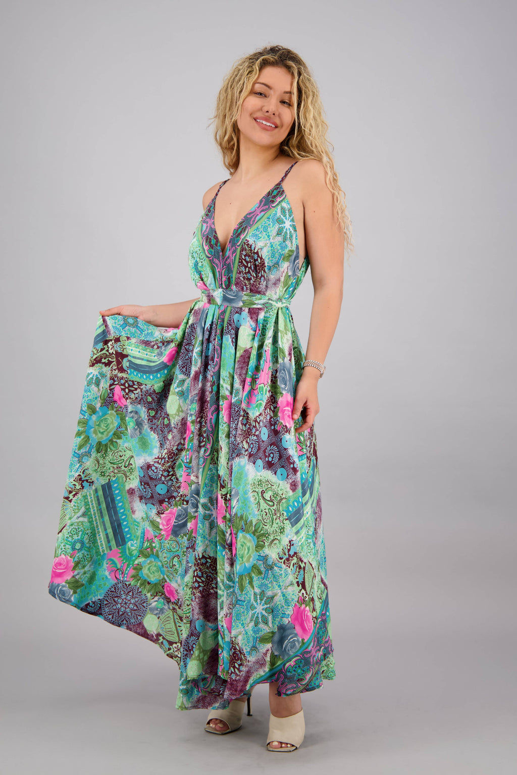 Beautiful vibrant floral dress