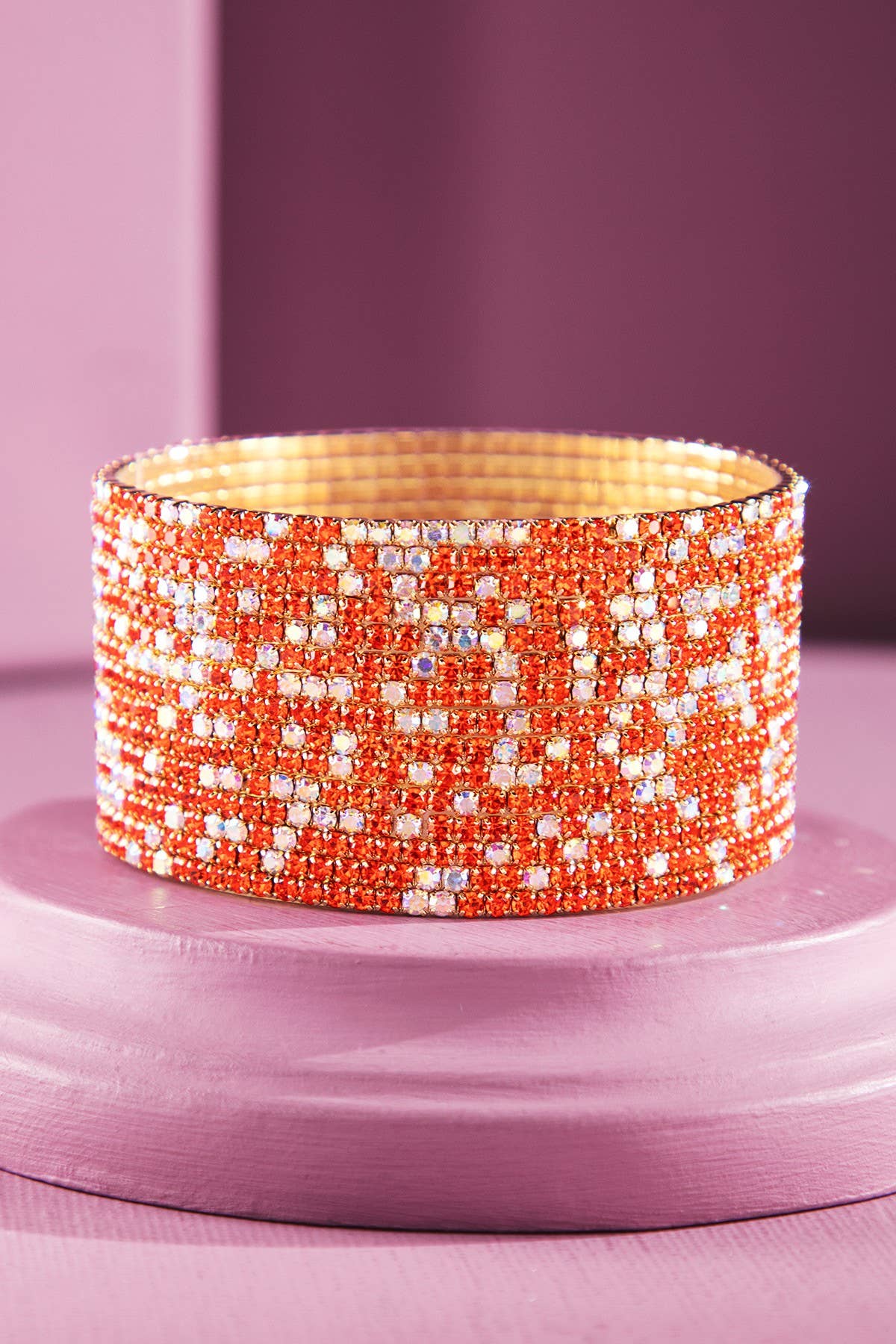 15-Layered Stackable Glass Stone Bracelets