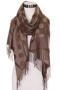 Polka Dot Pattern Pashmina Scarf