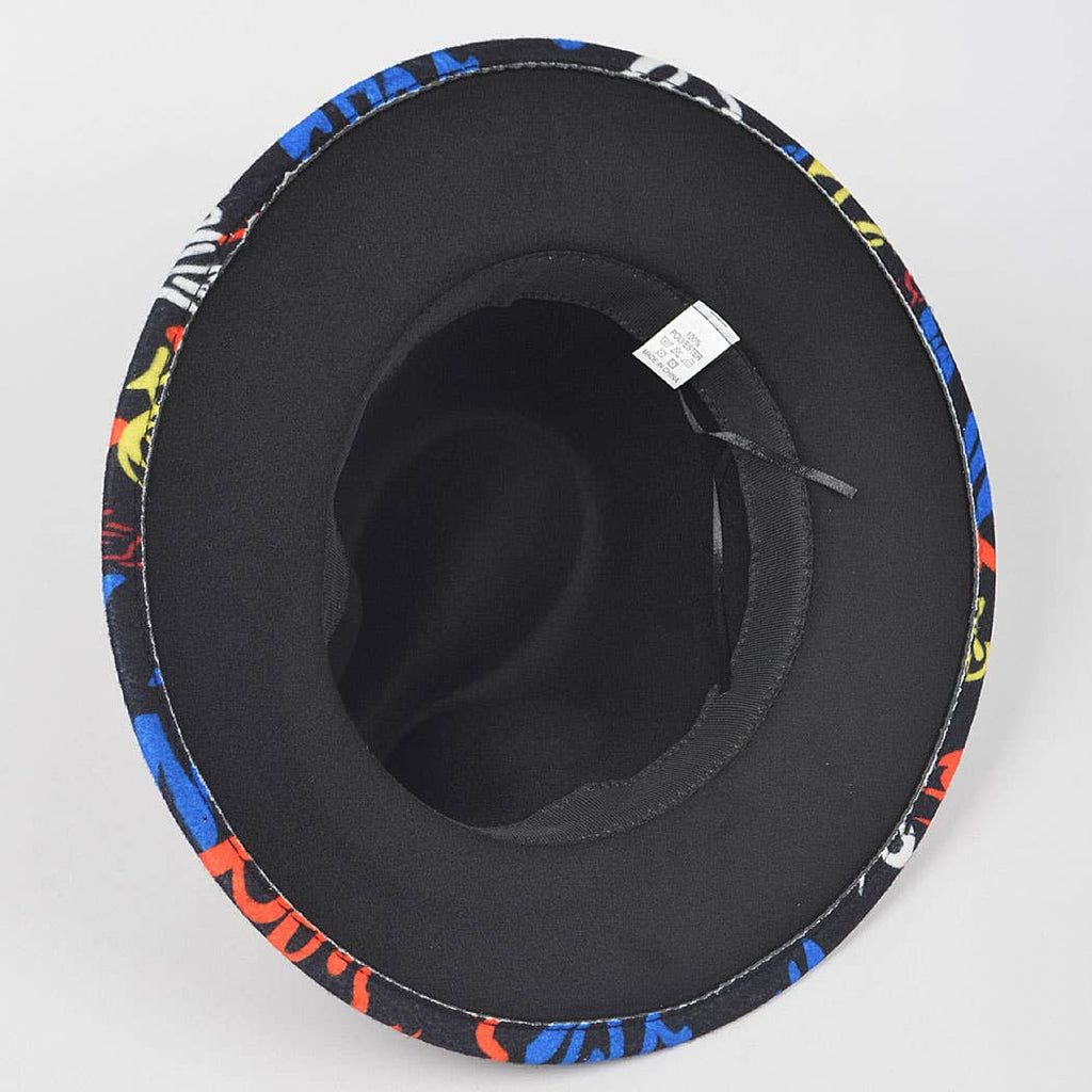 Graffiti Fedora Hat
