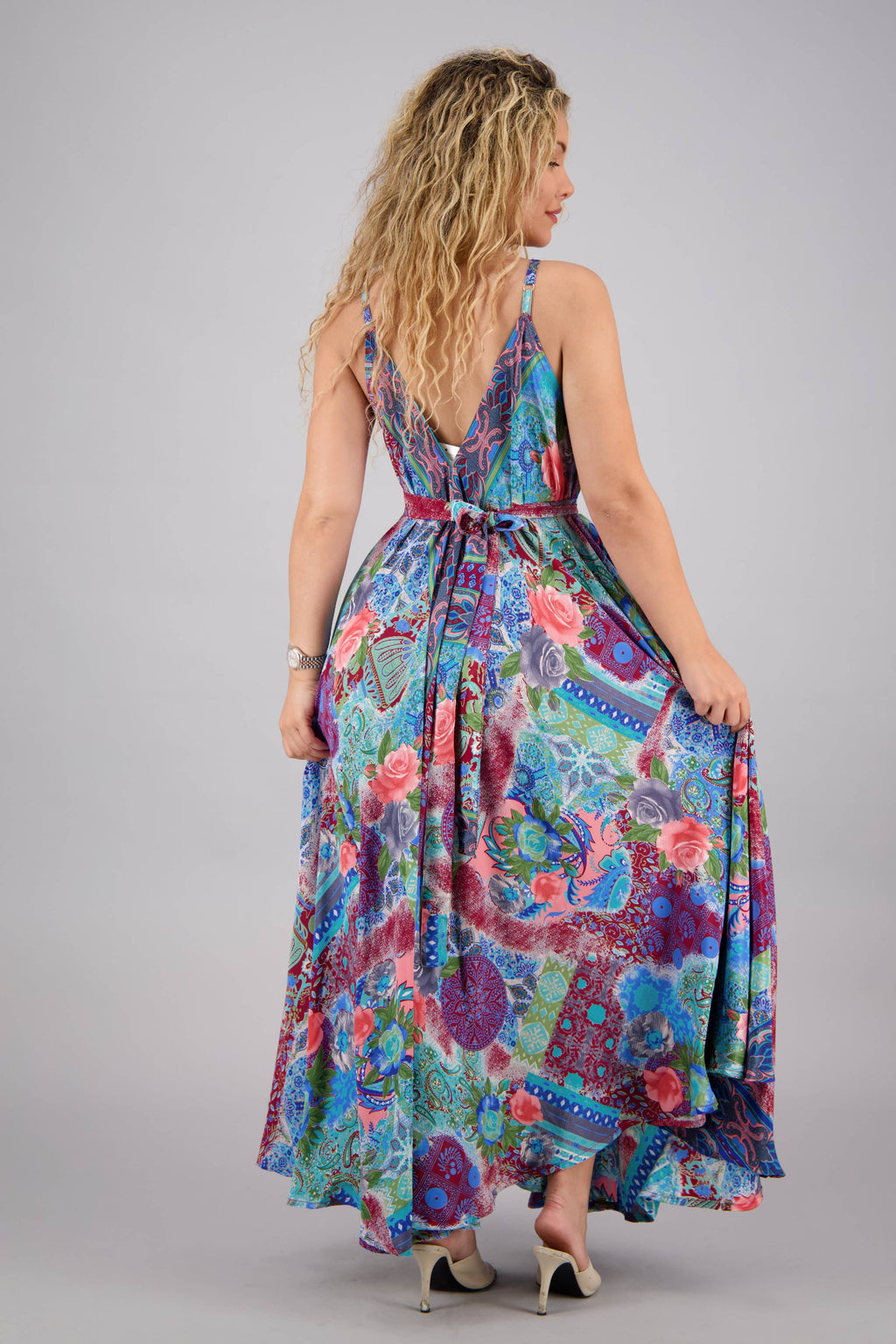 Beautiful vibrant floral dress