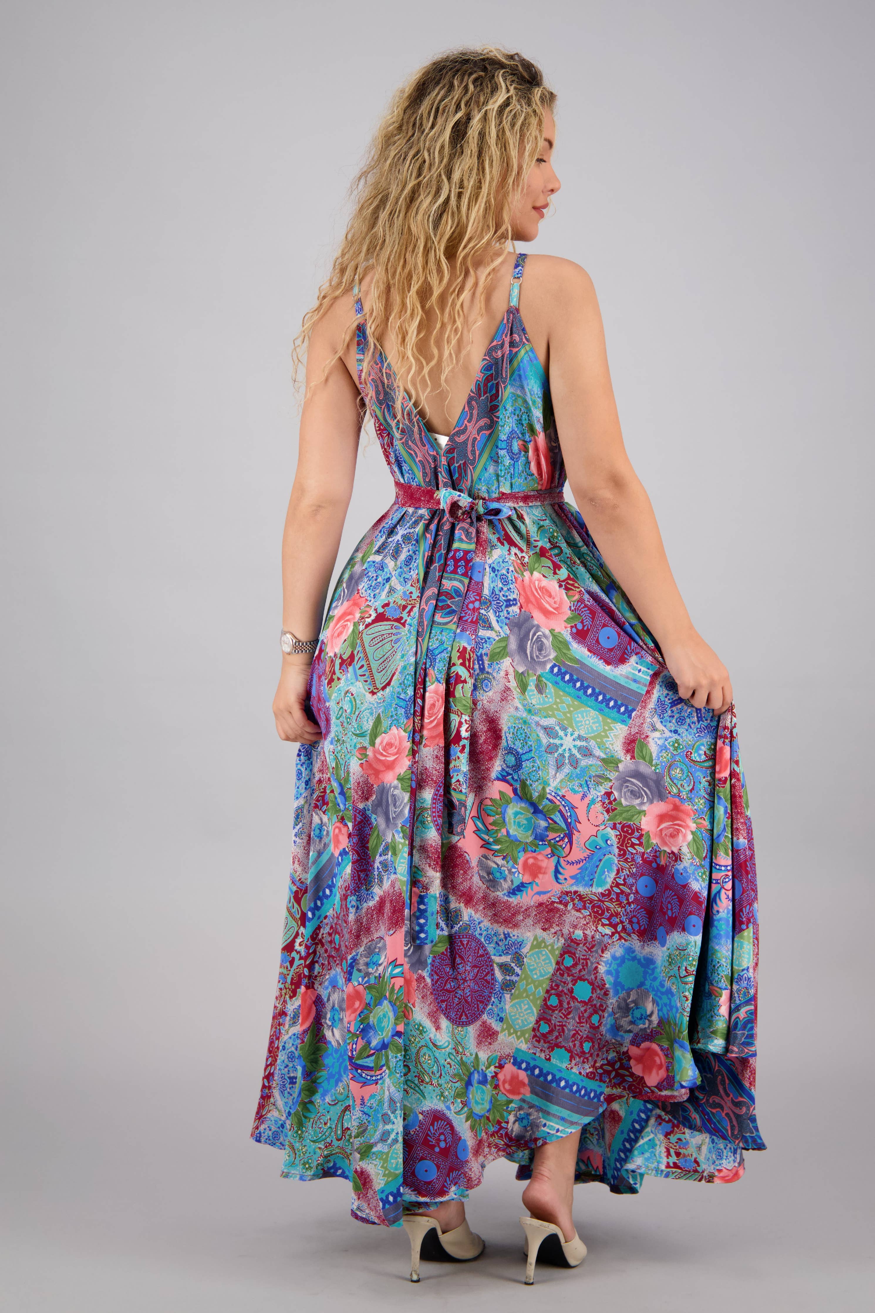 Beautiful vibrant floral dress