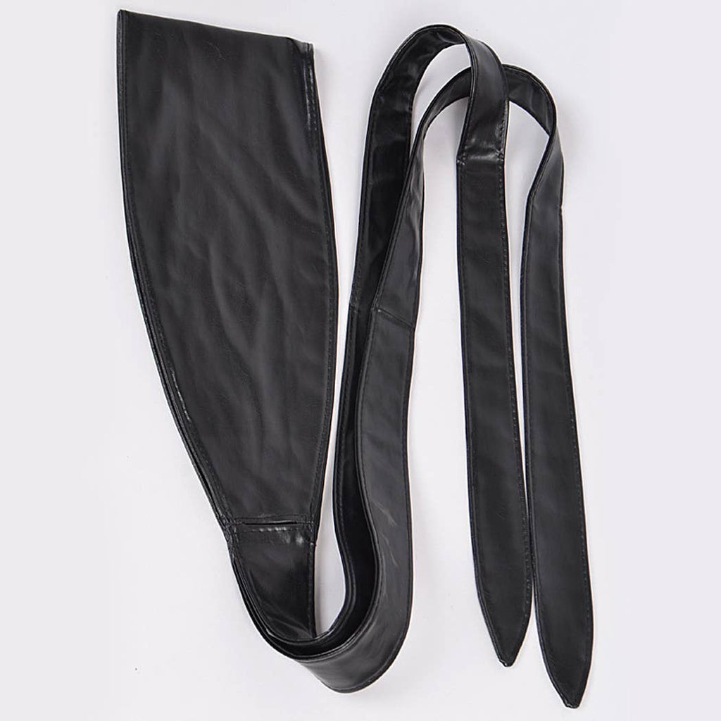Tie Front Leather Belt