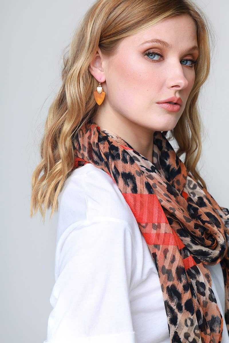 Douby Leopard Scarf